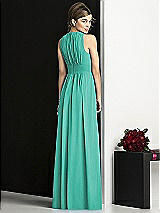 Rear View Thumbnail - Pantone Turquoise After Six Bridesmaids Style 6680