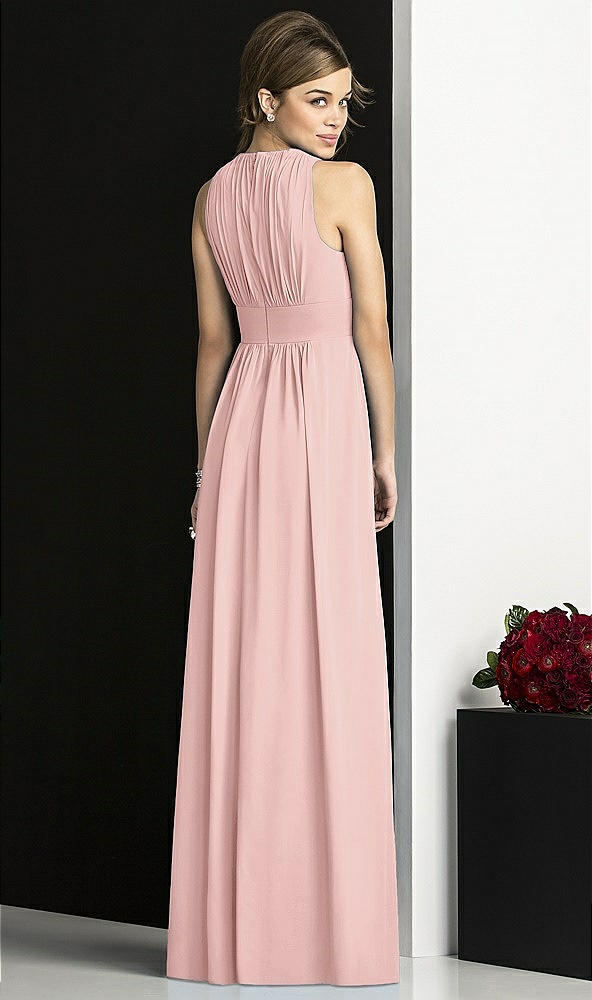 Back View - Rose - PANTONE Rose Quartz After Six Bridesmaids Style 6680