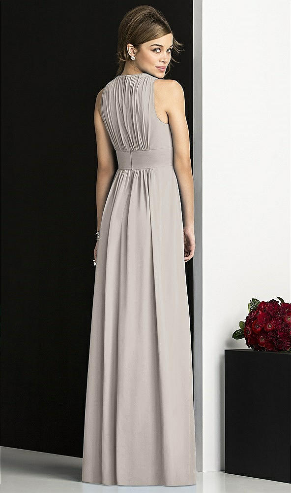 Back View - Taupe After Six Bridesmaids Style 6680
