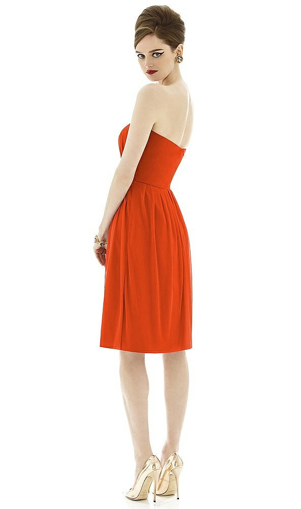 Back View - Tangerine Tango Alfred Sung Style D650