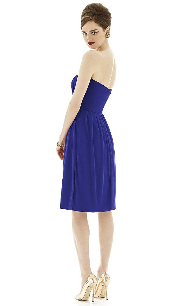 Back View - Electric Blue Alfred Sung Style D650