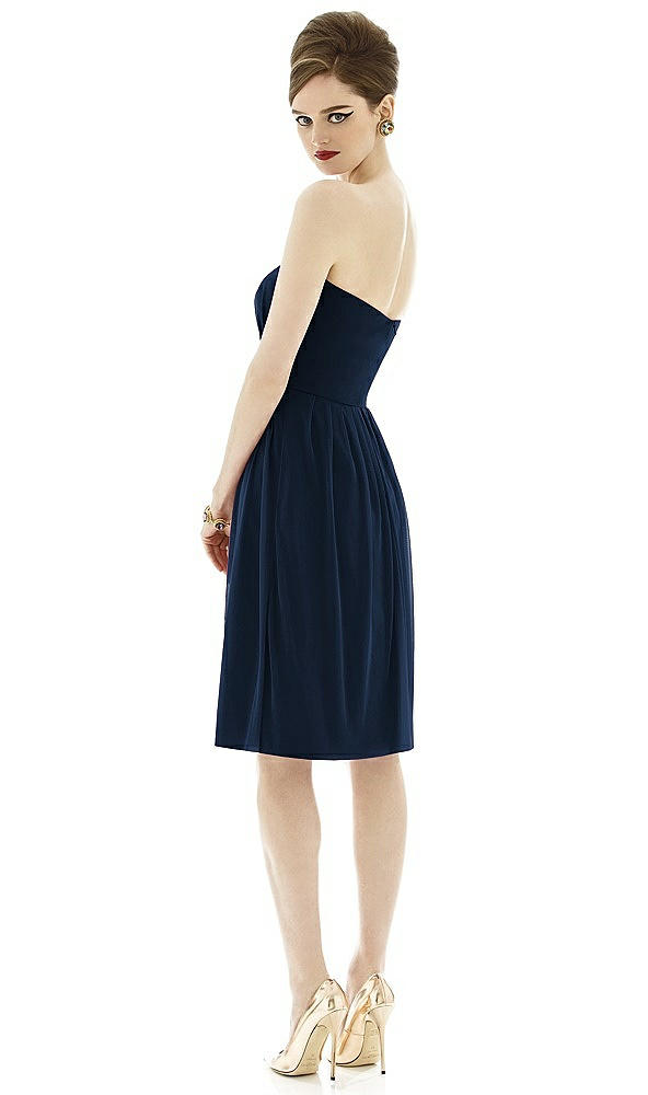 Back View - Midnight Navy Alfred Sung Style D650