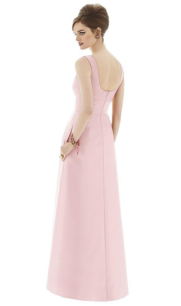 Back View - Ballet Pink Alfred Sung Bridesmaid Dress D659