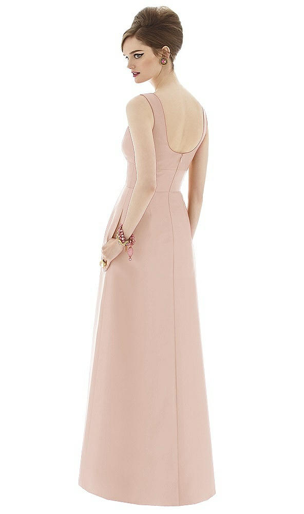 Back View - Cameo Alfred Sung Bridesmaid Dress D659