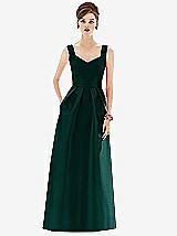 Front View Thumbnail - Evergreen Alfred Sung Bridesmaid Dress D659