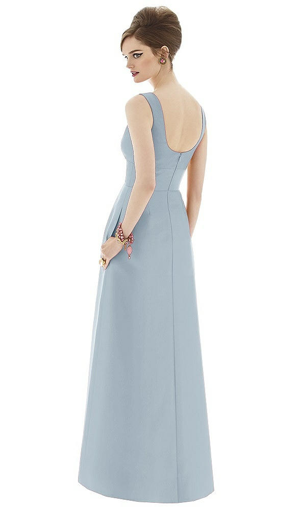 Back View - Mist Alfred Sung Bridesmaid Dress D659