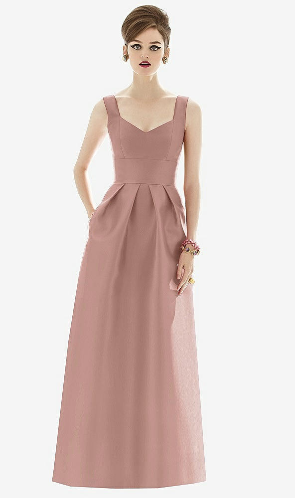 Front View - Neu Nude Alfred Sung Bridesmaid Dress D659