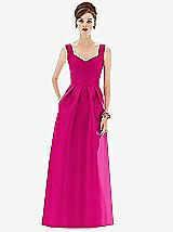 Front View Thumbnail - Think Pink Alfred Sung Bridesmaid Dress D659