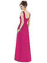 Rear View Thumbnail - Think Pink Alfred Sung Bridesmaid Dress D659