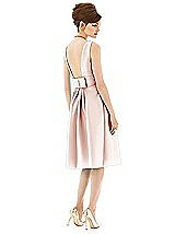 Rear View Thumbnail - Blush Alfred Sung Open Back Cocktail Dress D660