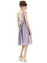 Rear View Thumbnail - Lilac Haze Alfred Sung Open Back Cocktail Dress D660