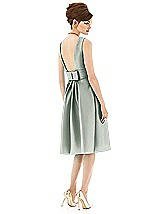 Rear View Thumbnail - Willow Green Alfred Sung Open Back Cocktail Dress D660