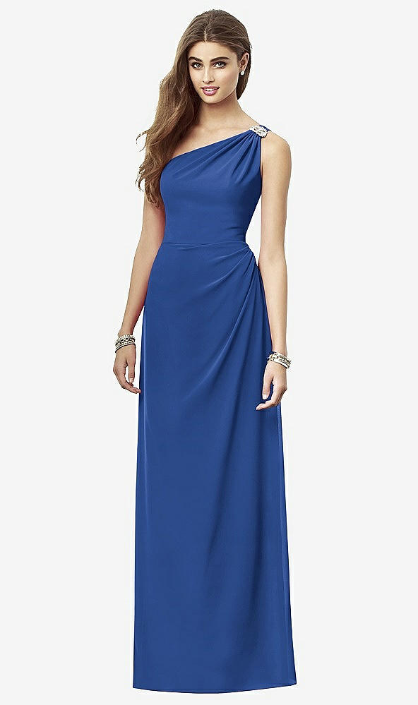 Front View - Classic Blue After Six Bridesmaid Dress 6688