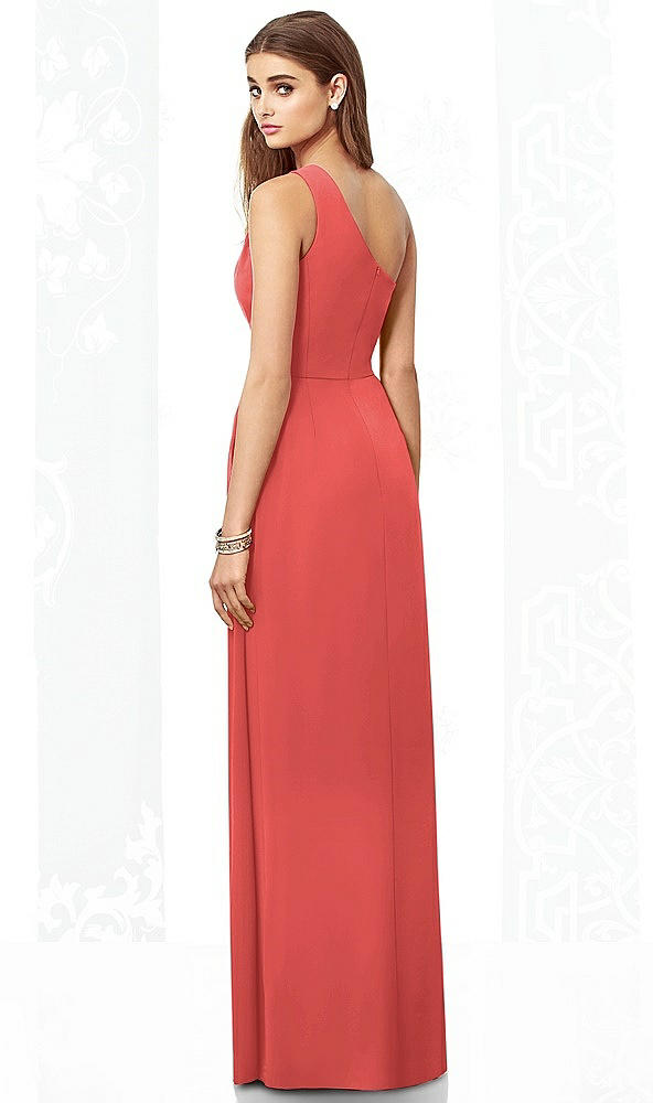 Back View - Perfect Coral After Six Bridesmaid Dress 6688