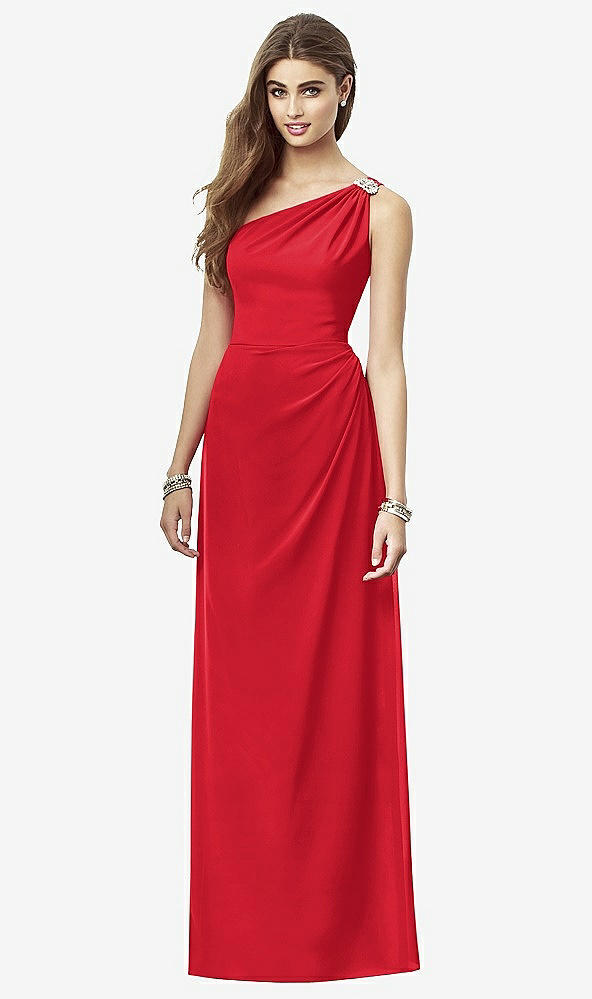Front View - Parisian Red After Six Bridesmaid Dress 6688