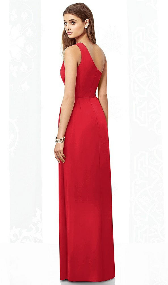Back View - Parisian Red After Six Bridesmaid Dress 6688
