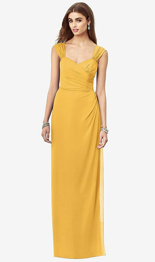 Front View - NYC Yellow After Six Bridesmaid Dress 6693