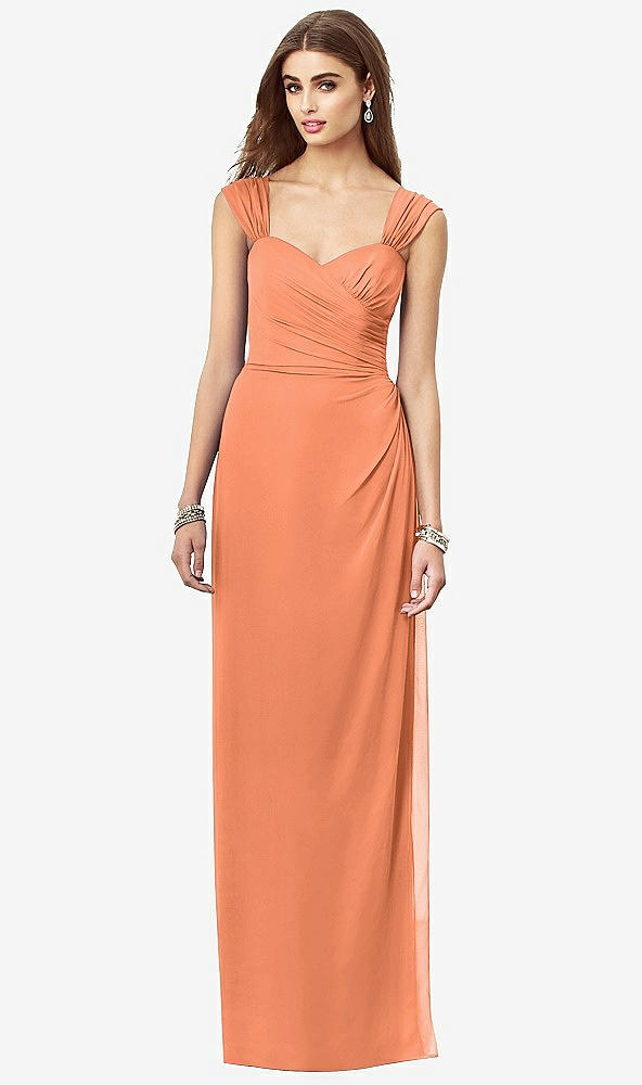 Front View - Sweet Melon After Six Bridesmaid Dress 6693