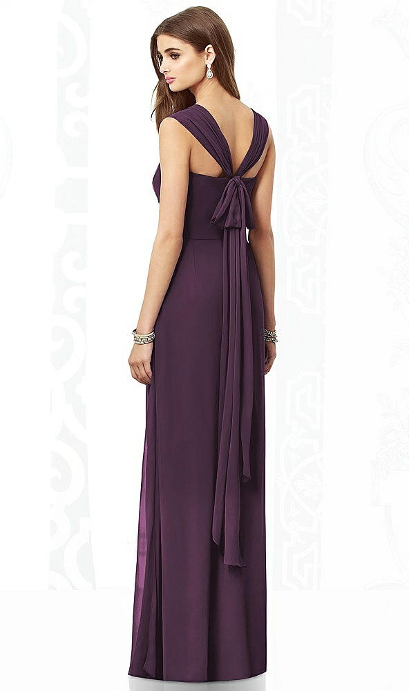 Back View - Aubergine After Six Bridesmaid Dress 6693