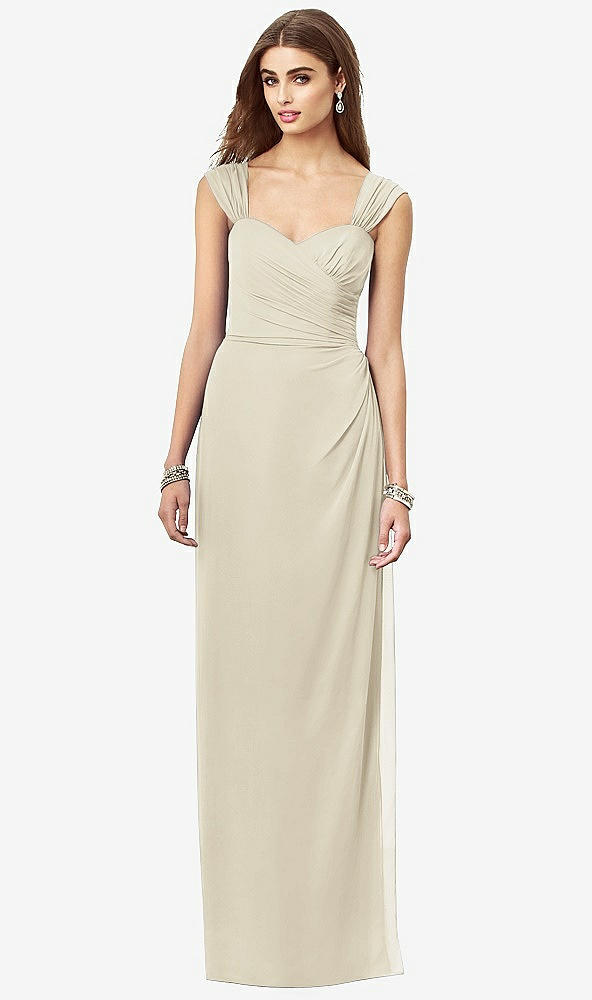 Front View - Champagne After Six Bridesmaid Dress 6693