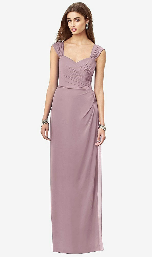 Front View - Dusty Rose After Six Bridesmaid Dress 6693