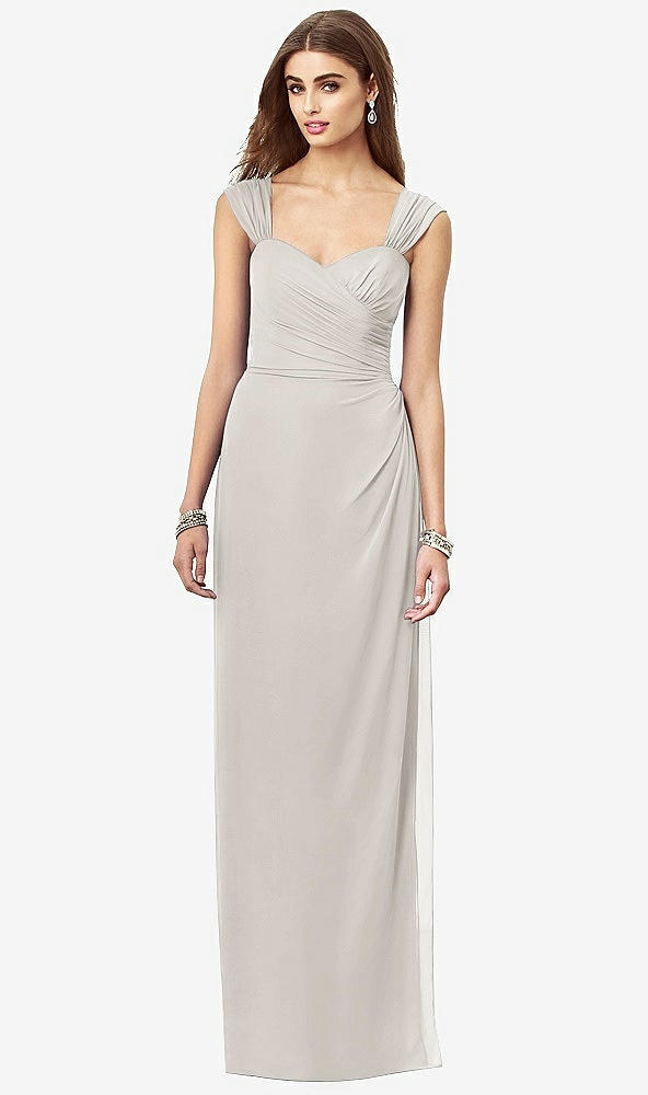 Front View - Oyster After Six Bridesmaid Dress 6693