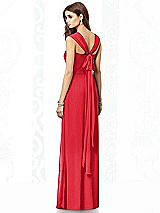 Rear View Thumbnail - Parisian Red After Six Bridesmaid Dress 6693
