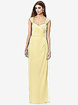 Front View Thumbnail - Pale Yellow After Six Bridesmaid Dress 6693