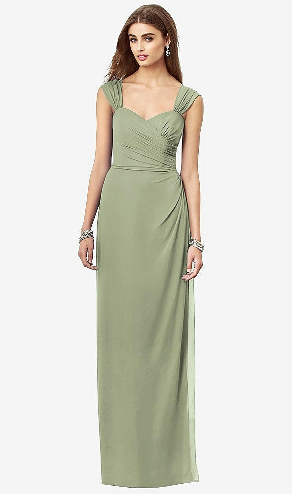 Front View - Sage After Six Bridesmaid Dress 6693