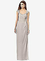 Front View Thumbnail - Taupe After Six Bridesmaid Dress 6693