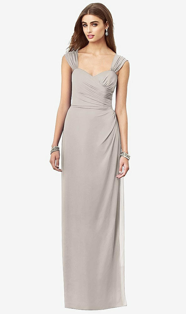 Front View - Taupe After Six Bridesmaid Dress 6693