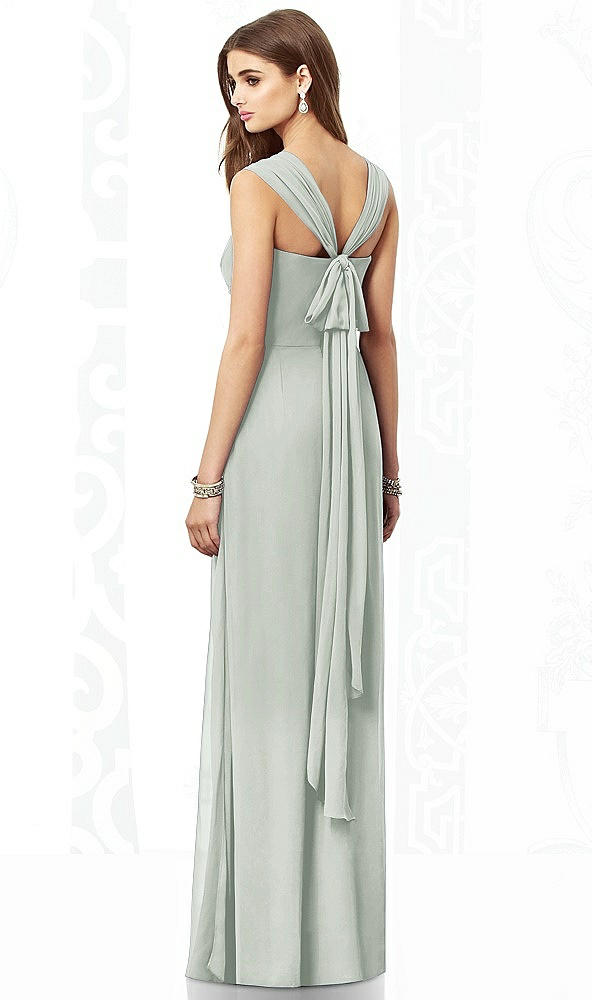 Back View - Willow Green After Six Bridesmaid Dress 6693