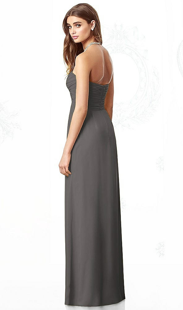 Back View - Caviar Gray After Six Style 6694
