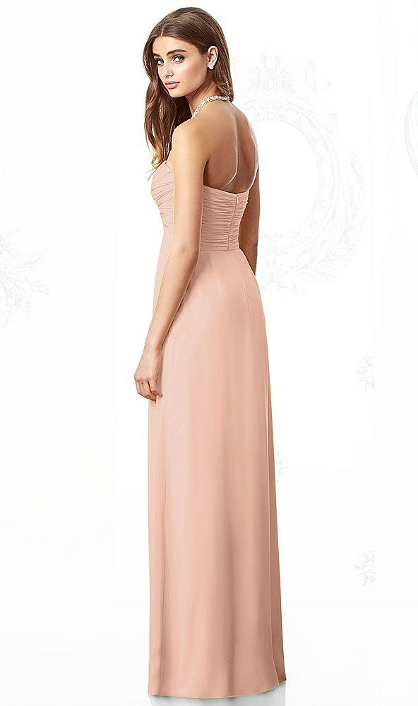 Back View - Pale Peach After Six Style 6694