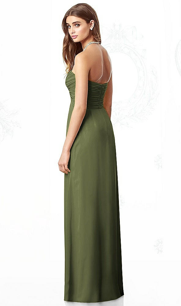 Back View - Olive Green After Six Style 6694