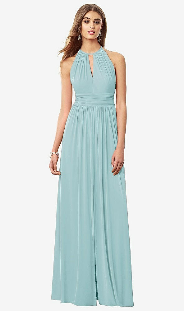 Front View - Canal Blue After Six Bridesmaid Dress 6696