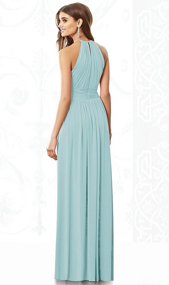 Back View - Canal Blue After Six Bridesmaid Dress 6696