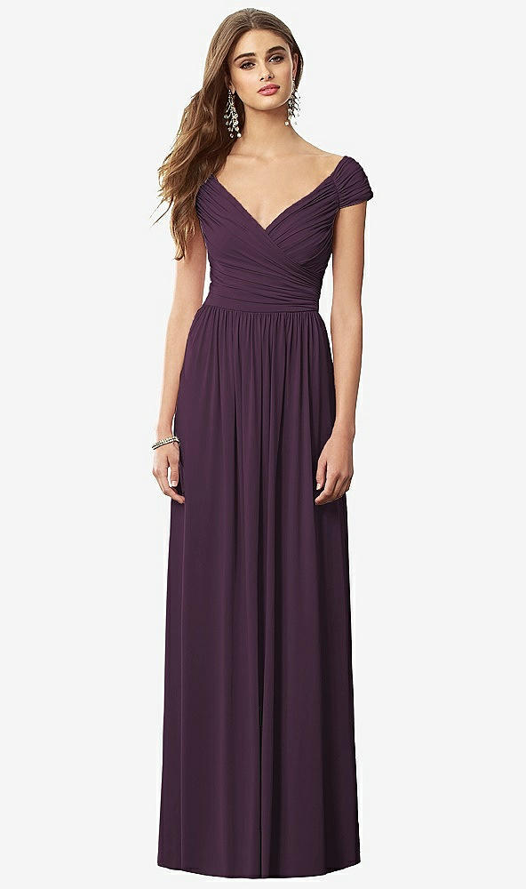 Front View - Aubergine After Six Bridesmaid Dress 6697
