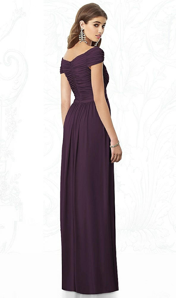 Back View - Aubergine After Six Bridesmaid Dress 6697