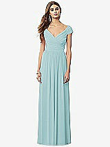 Front View Thumbnail - Canal Blue After Six Bridesmaid Dress 6697