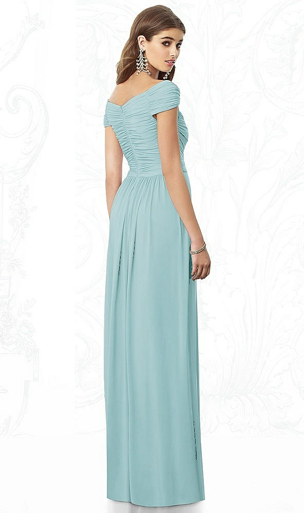 Back View - Canal Blue After Six Bridesmaid Dress 6697