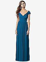 Front View Thumbnail - Ocean Blue After Six Bridesmaid Dress 6697