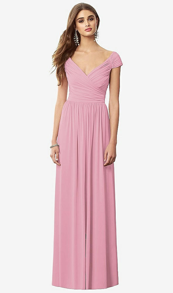 Front View - Sea Pink After Six Bridesmaid Dress 6697