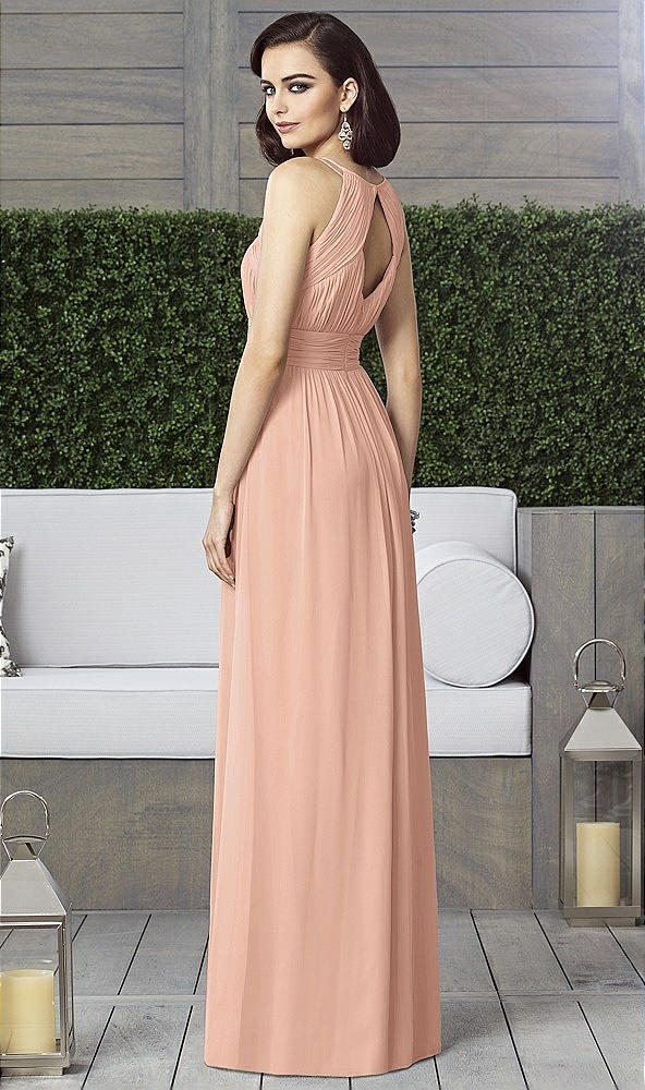 Back View - Pale Peach Dessy Collection Style 2906