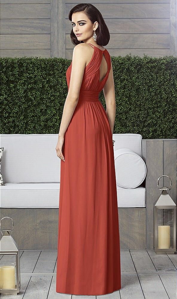Back View - Amber Sunset Dessy Collection Style 2906