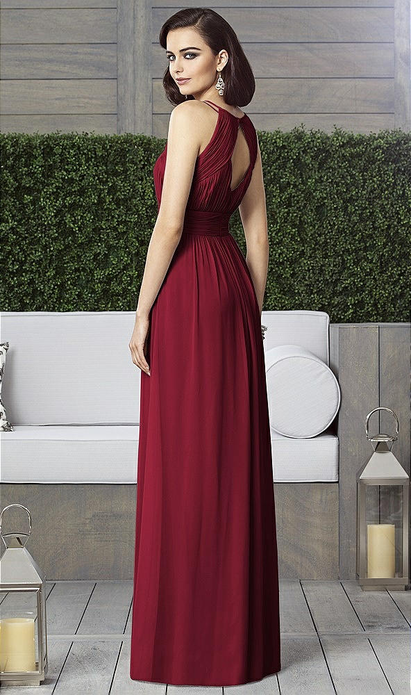 Back View - Burgundy Dessy Collection Style 2906