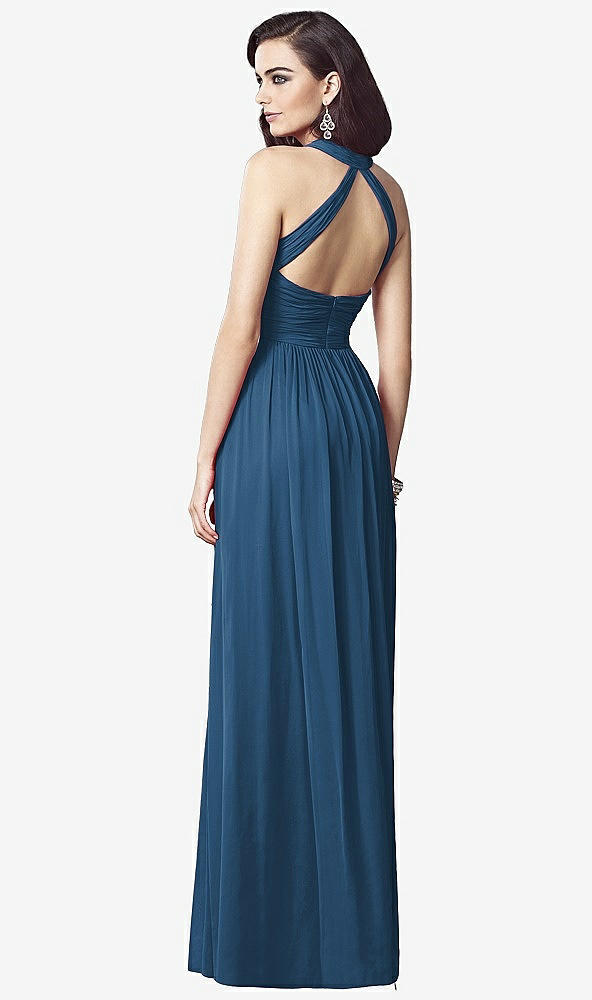 Back View - Dusk Blue Dessy Collection Style 2908