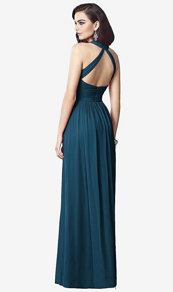 Back View - Atlantic Blue Dessy Collection Style 2908