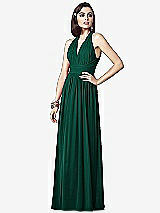 Front View Thumbnail - Hunter Green Dessy Collection Style 2908