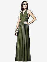 Front View Thumbnail - Olive Green Dessy Collection Style 2908